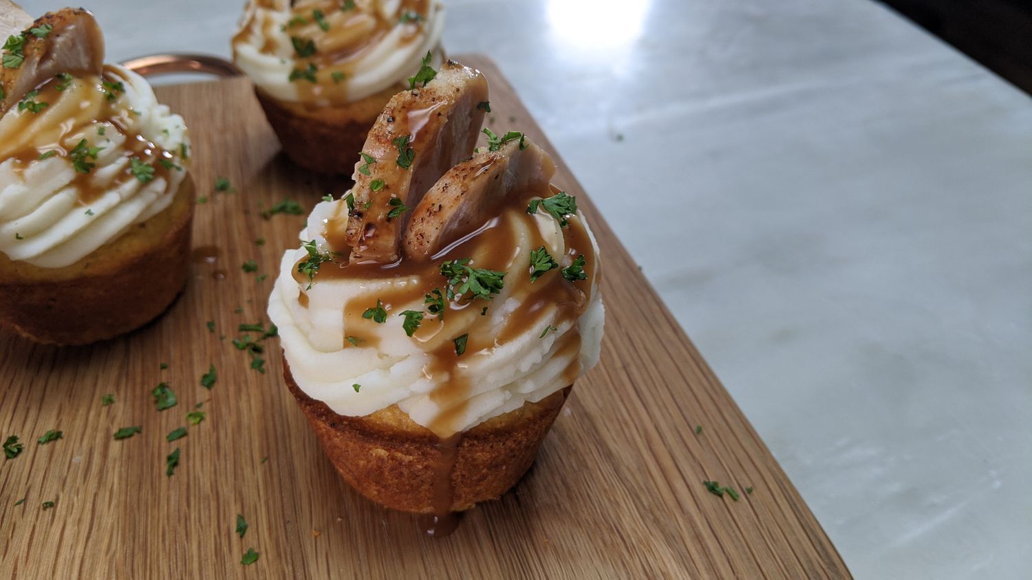 Cupcakes Lễ Tạ ơn mặn