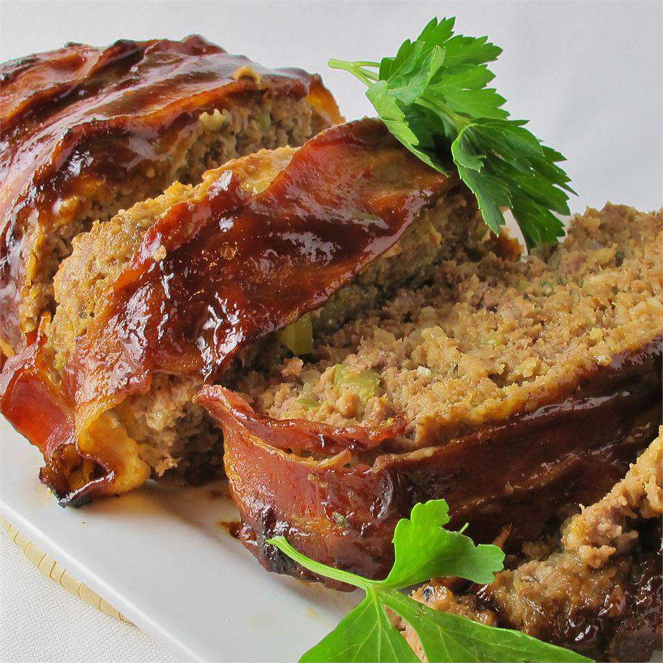 BBQ Bacon Wrapped Meatloaf