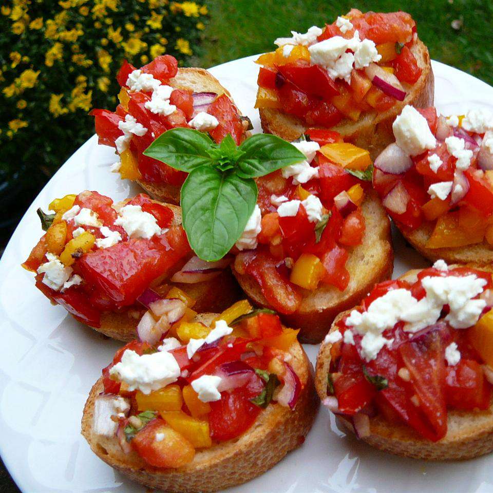 Cà chua bruschetta