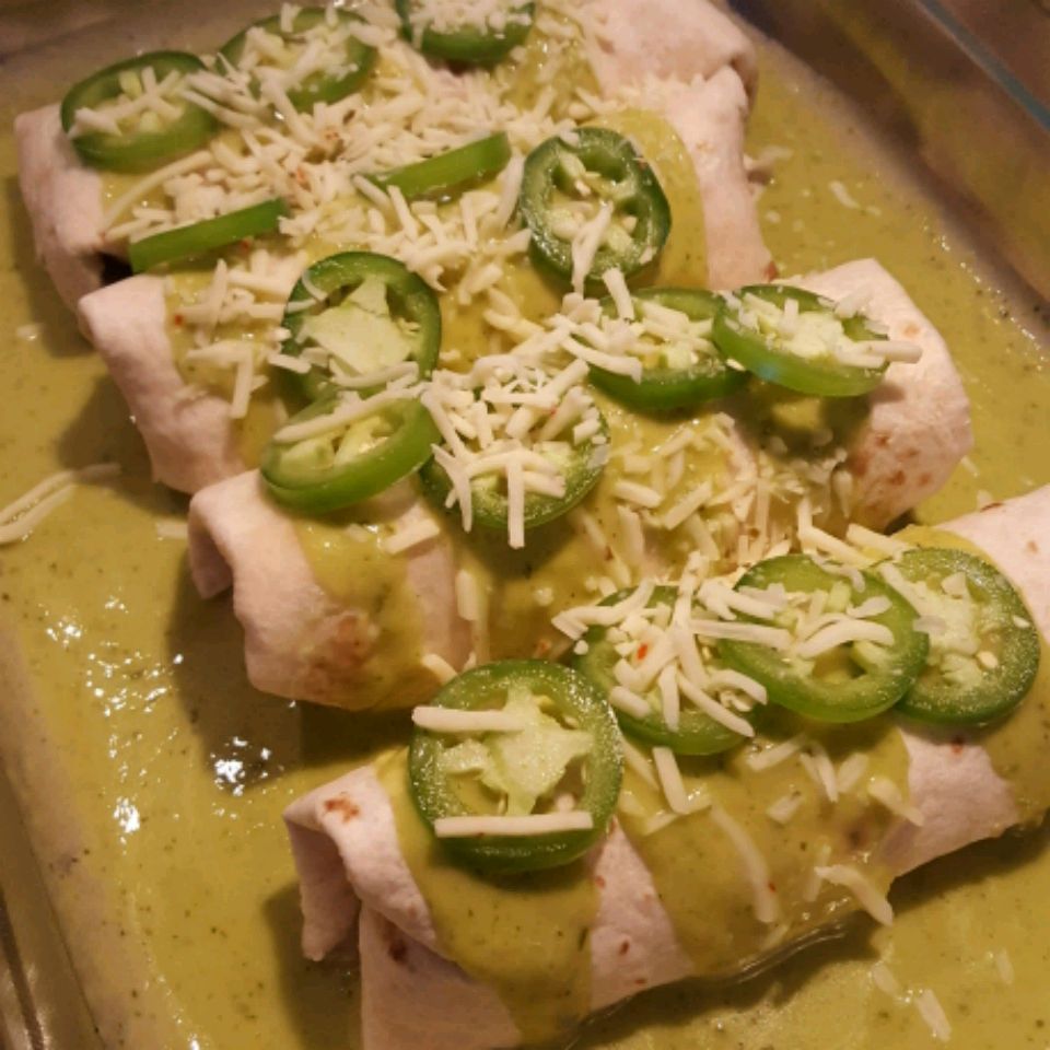 Jalapeno kem phô mai enchiladas