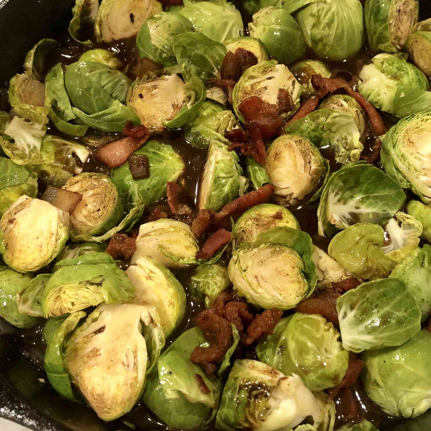 Bellas Brussels Sprouts With Bacon