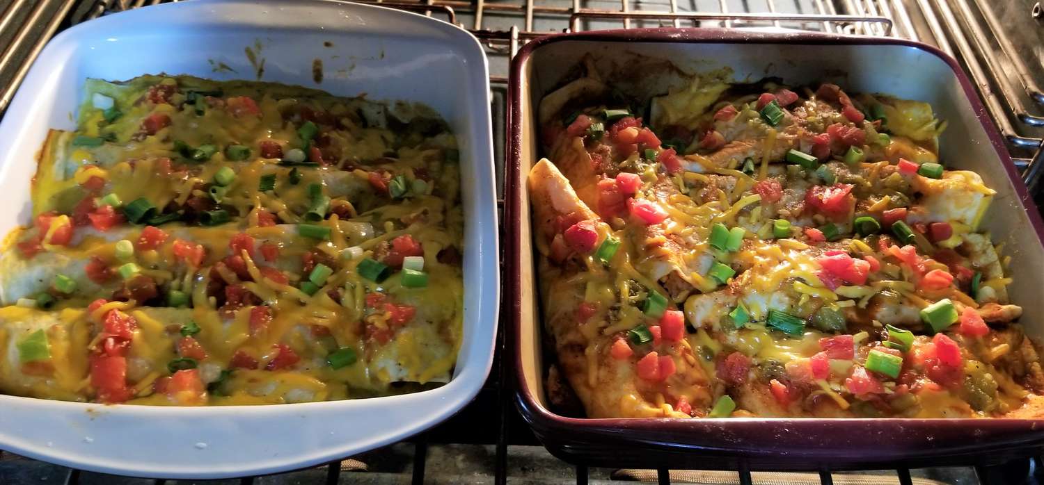 Ăn sáng enchiladas