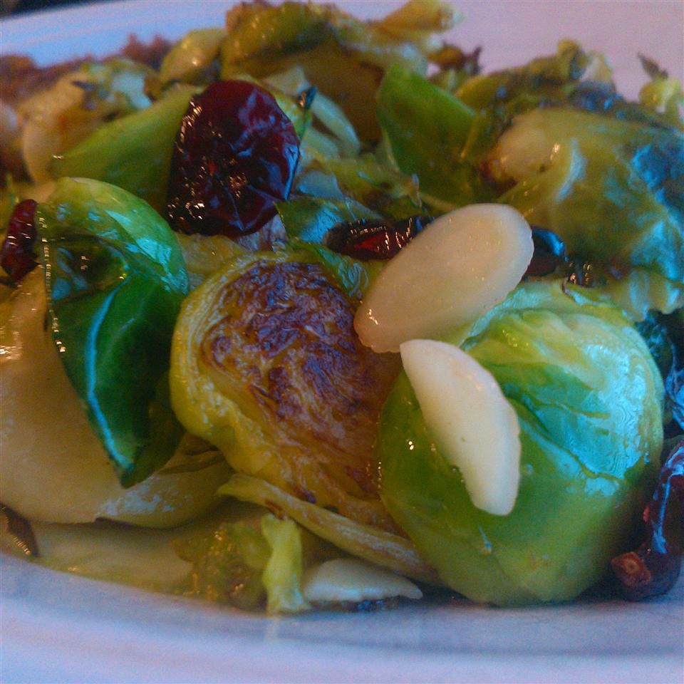 Pan-sear Brussels Sprouts