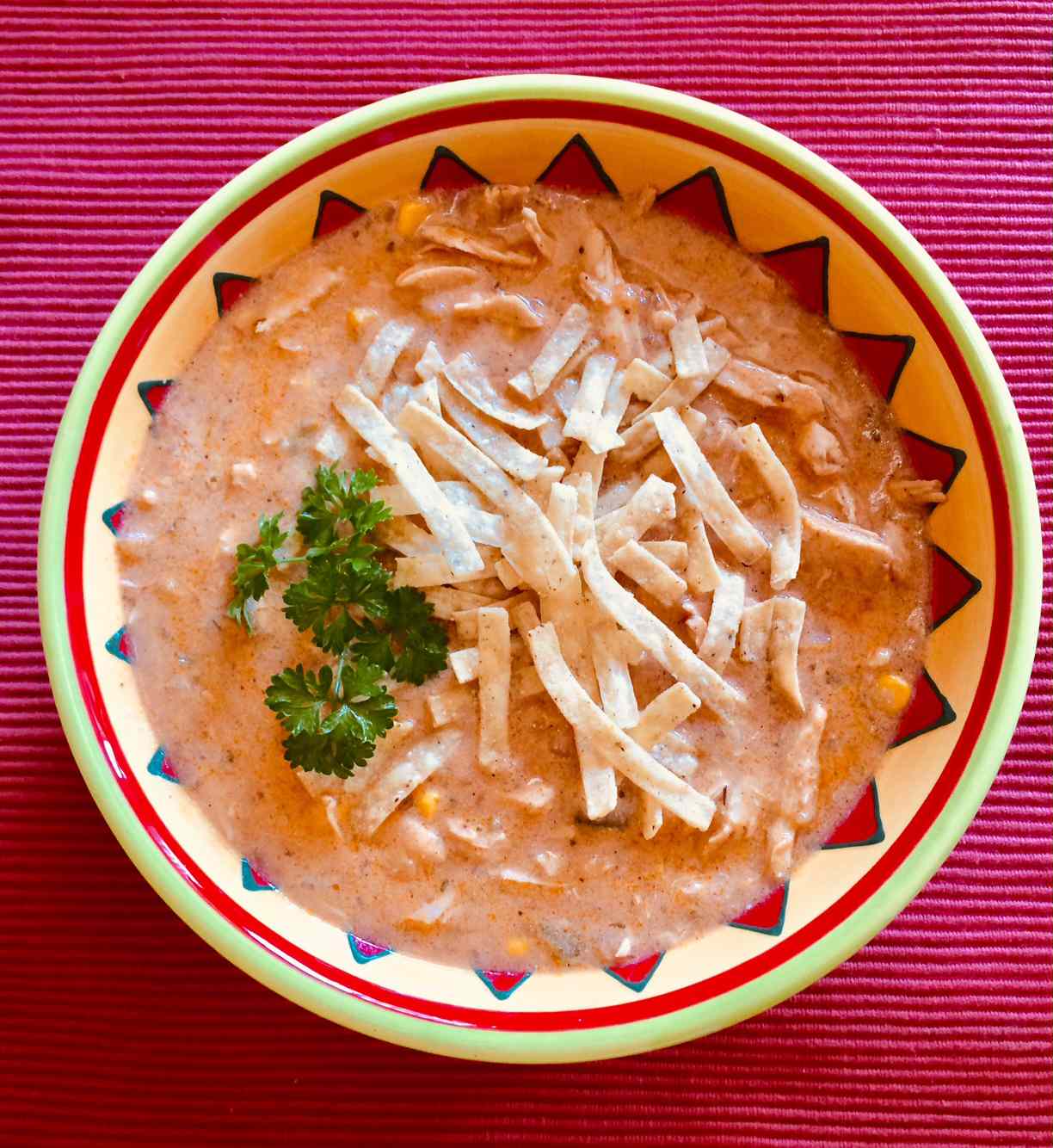 Kem gà Tortilla Soup