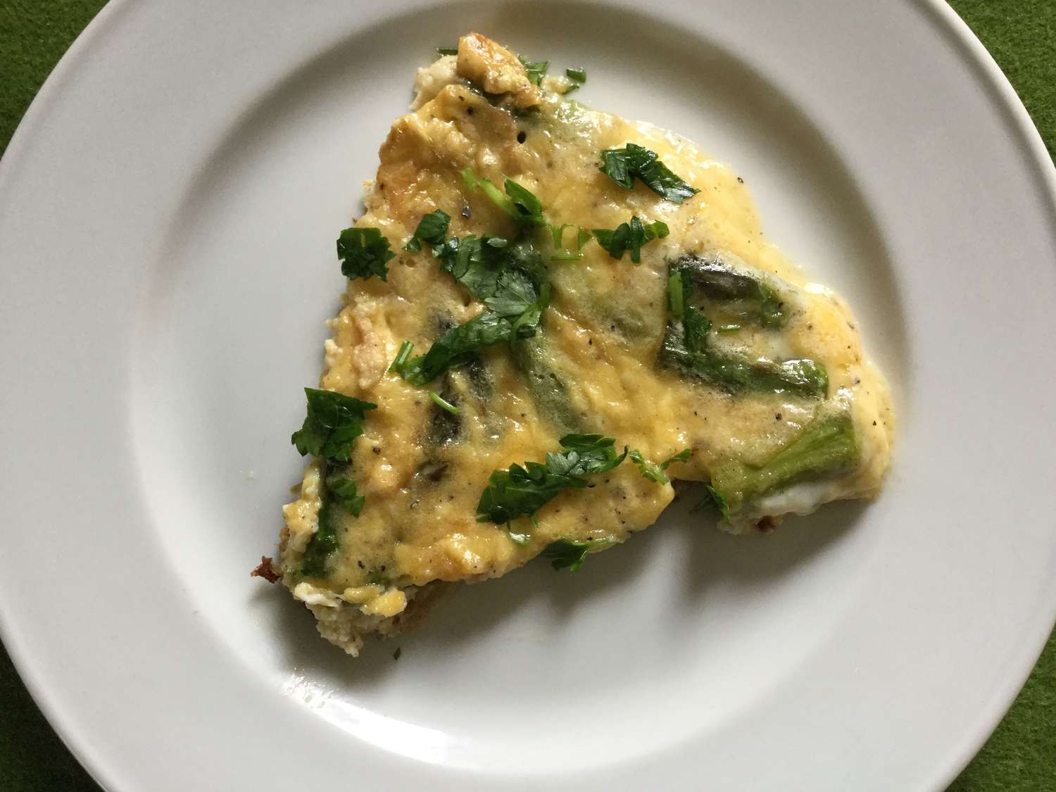 Asparagus frittata dễ dàng