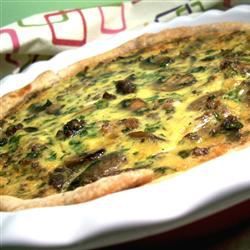 Xúc xích nấm quiche