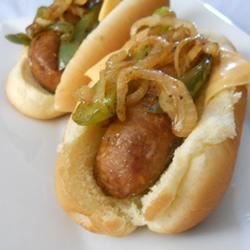 Không có bia có sẵn bratwurst