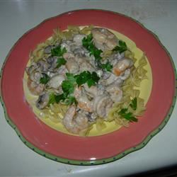 Sò tôm Stroganoff