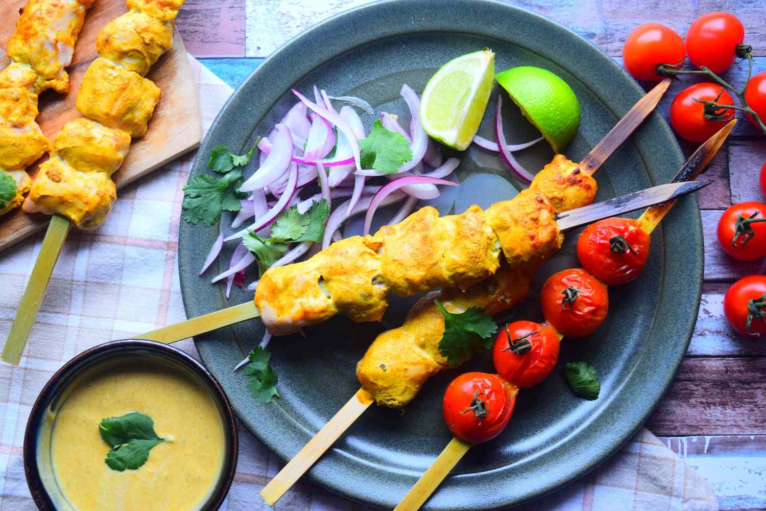 Gà Tikka Kebabs