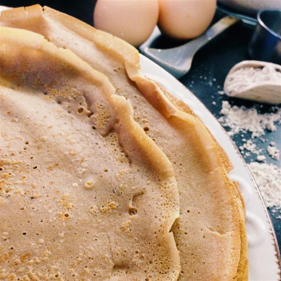 Bánh crepe bột hạt dẻ (không có gluten và lúa mì)