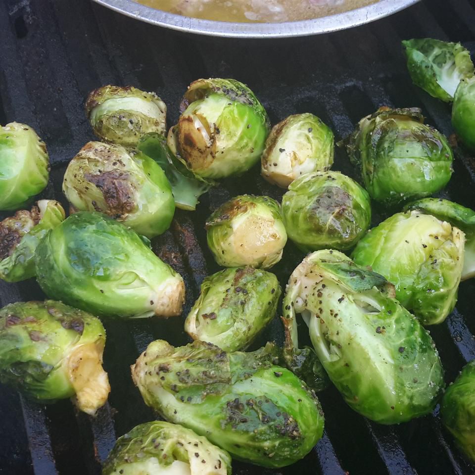 Nướng Brussels Sprouts