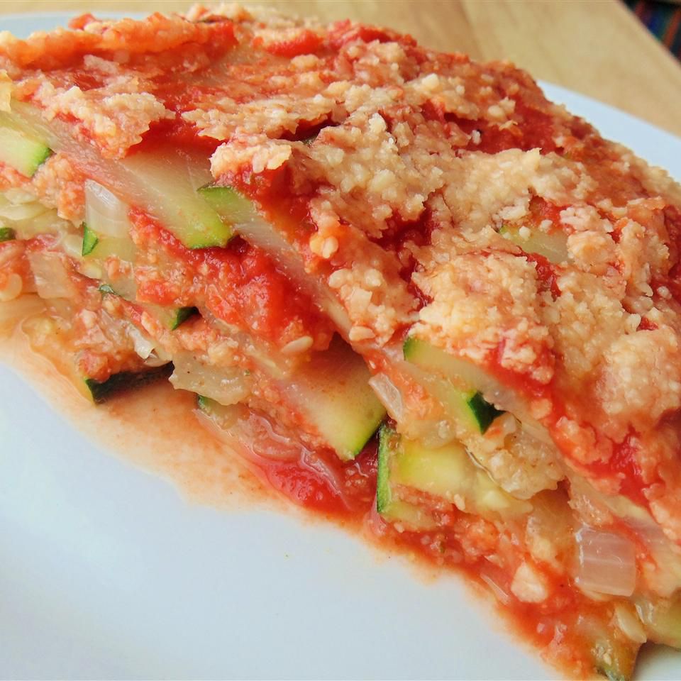 Zucchini không trứng Lasagna