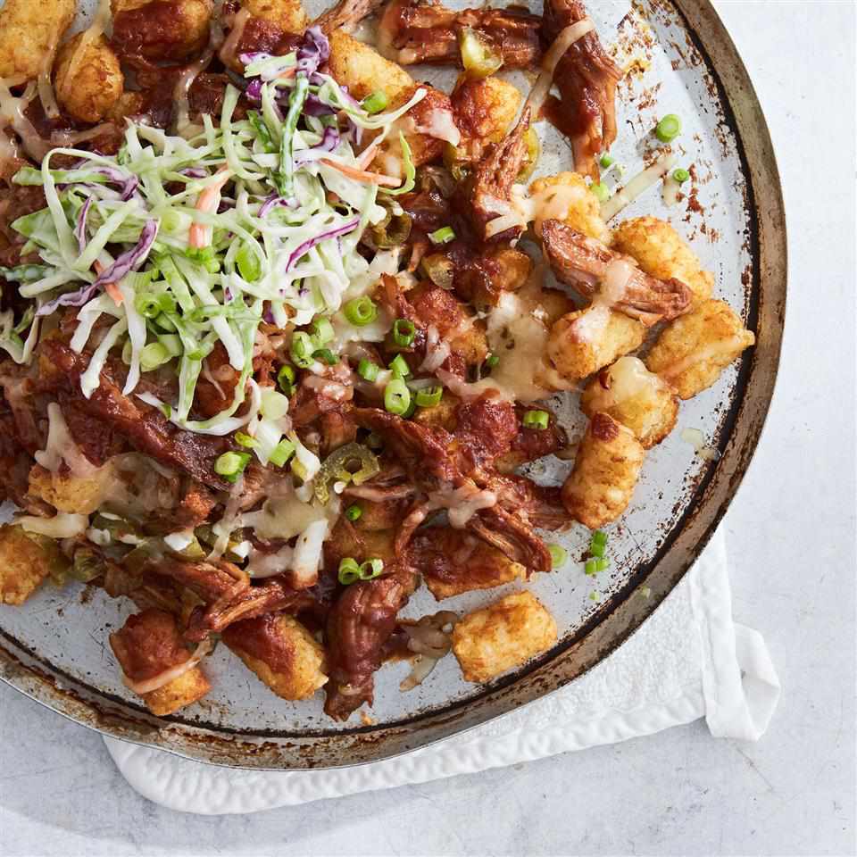 Memphis BBQ Thịt lợn Totchos