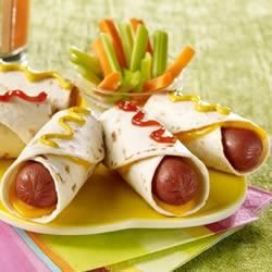 Hot Dog cuộn lên