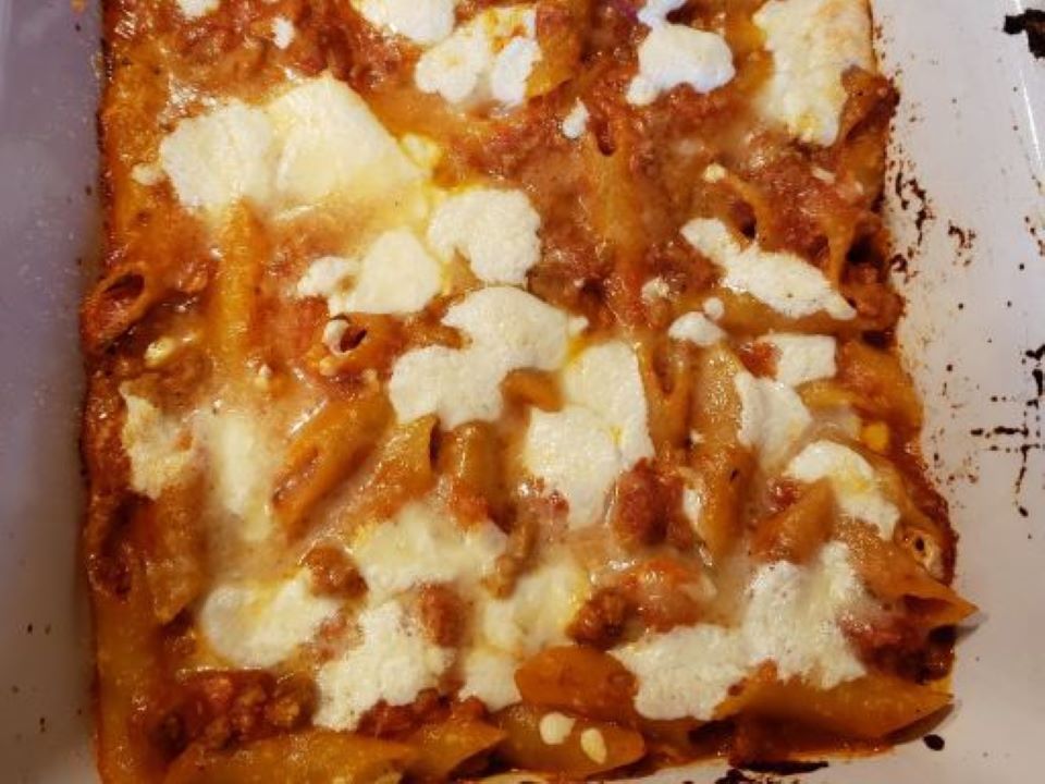 Mostaccioli nướng