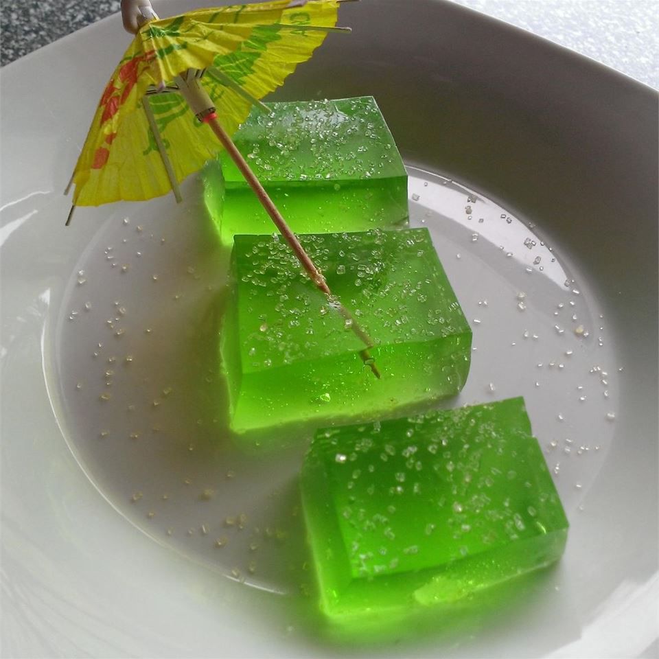 Kệ hàng đầu Sparkling Margarita Jell-O