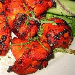 Gà Ấn Độ Tikka xiên