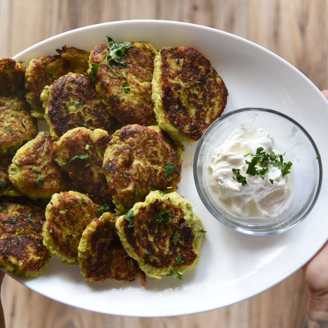 Bánh kếp Zucchini của mẹ