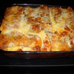 Làm enchiladas gà cheesy làm