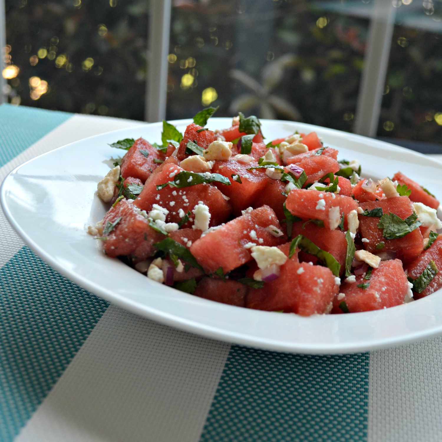 Herb dưa hấu salad feta