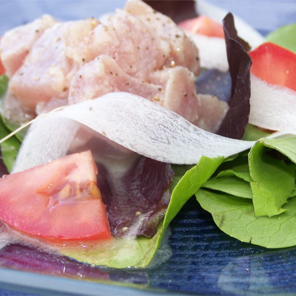 Wasabi ahi cá ngừ tartare