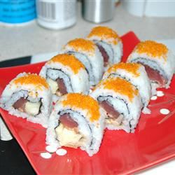 Cuộn sushi đuôi vàng cay