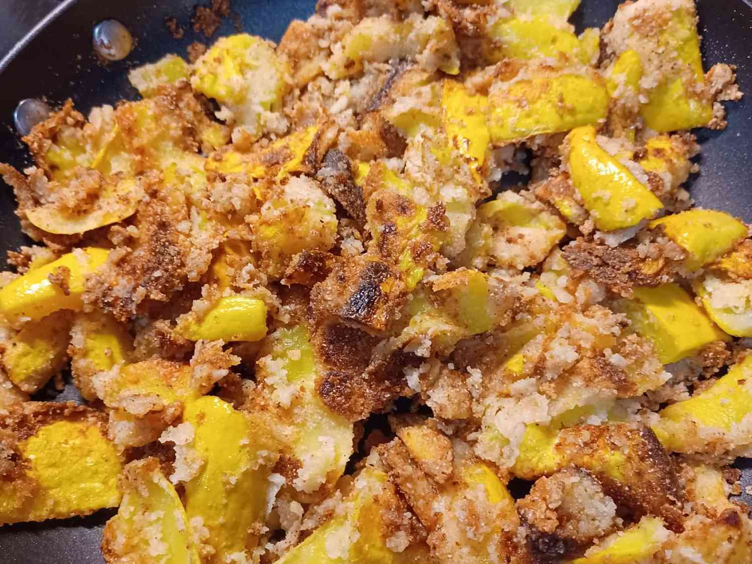 Pan-Fried Crookneck Squash