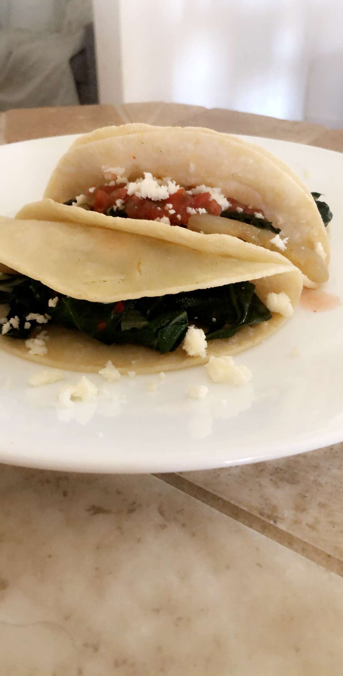 Tacos chard