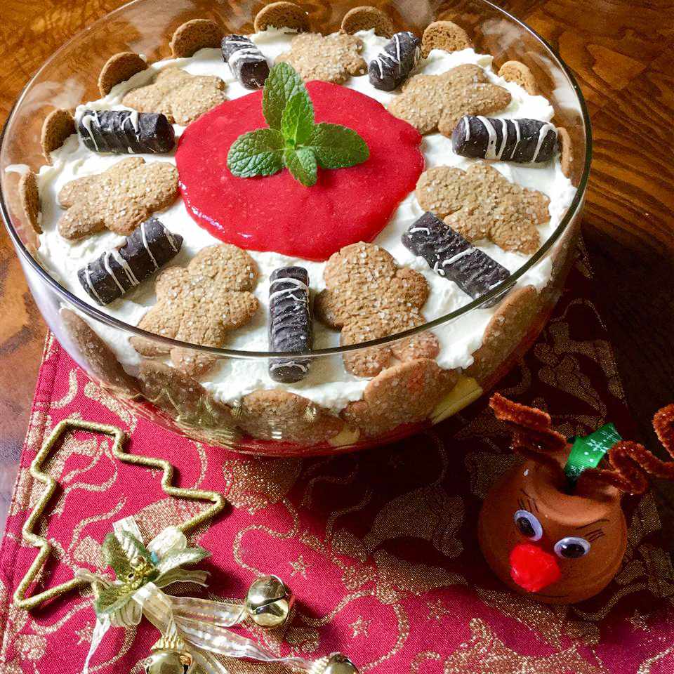 Eggnog Gingerbread Trifle