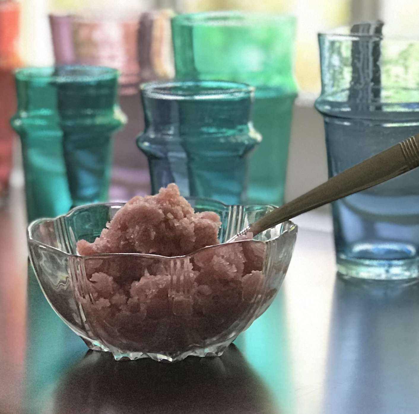 Nước ép trái cây đơn giản granita