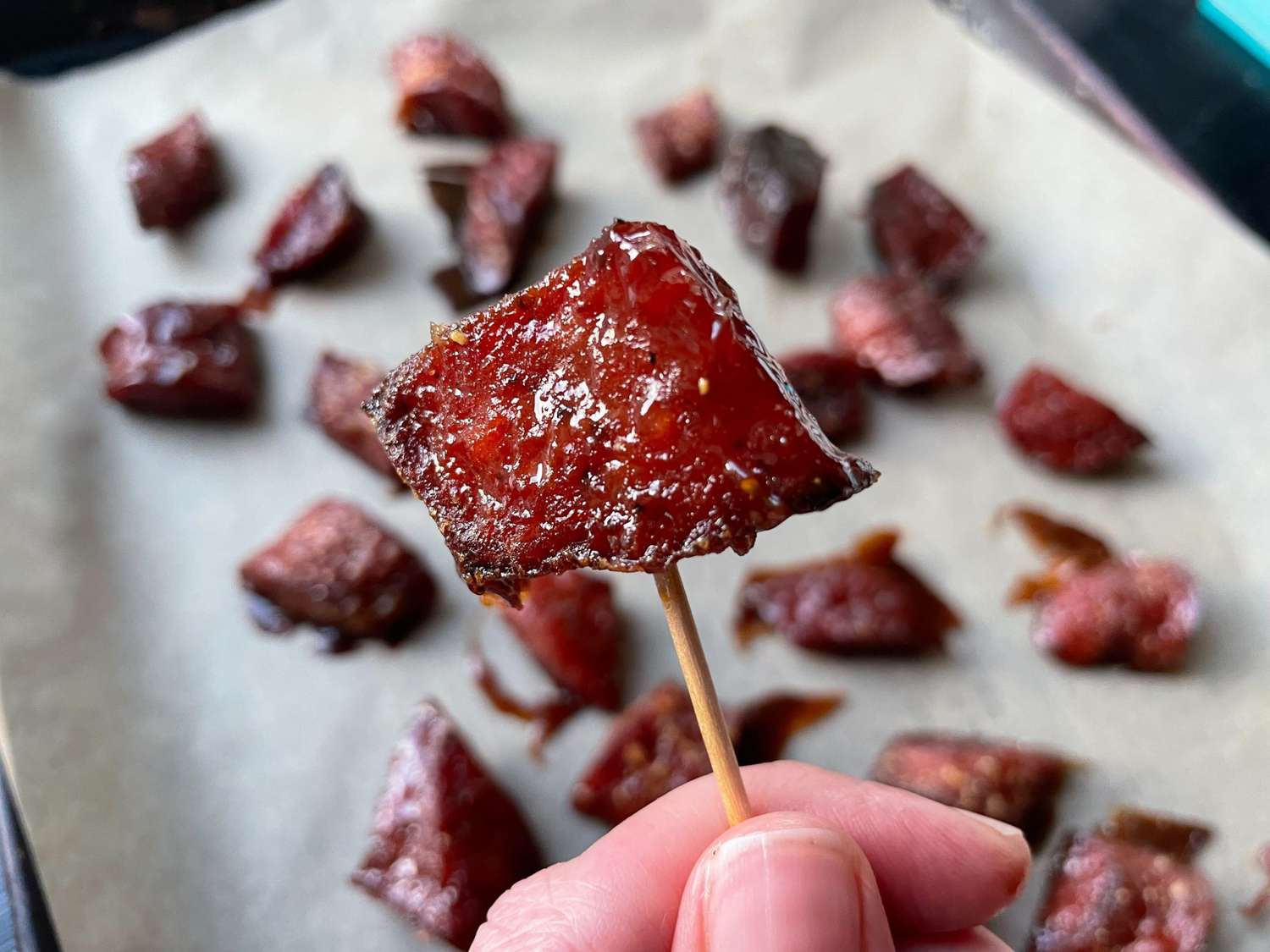 Tiktok Candied Kielbasa cắn