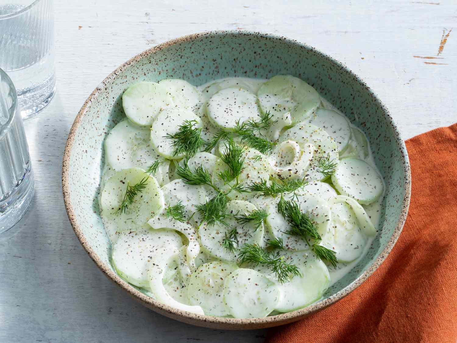 Dads Cream Ducumber Salad