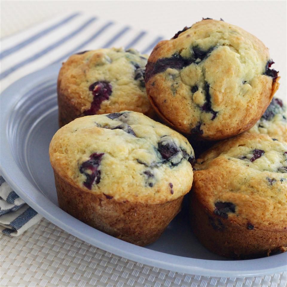 Cream Cheese-Blueberry Buffins