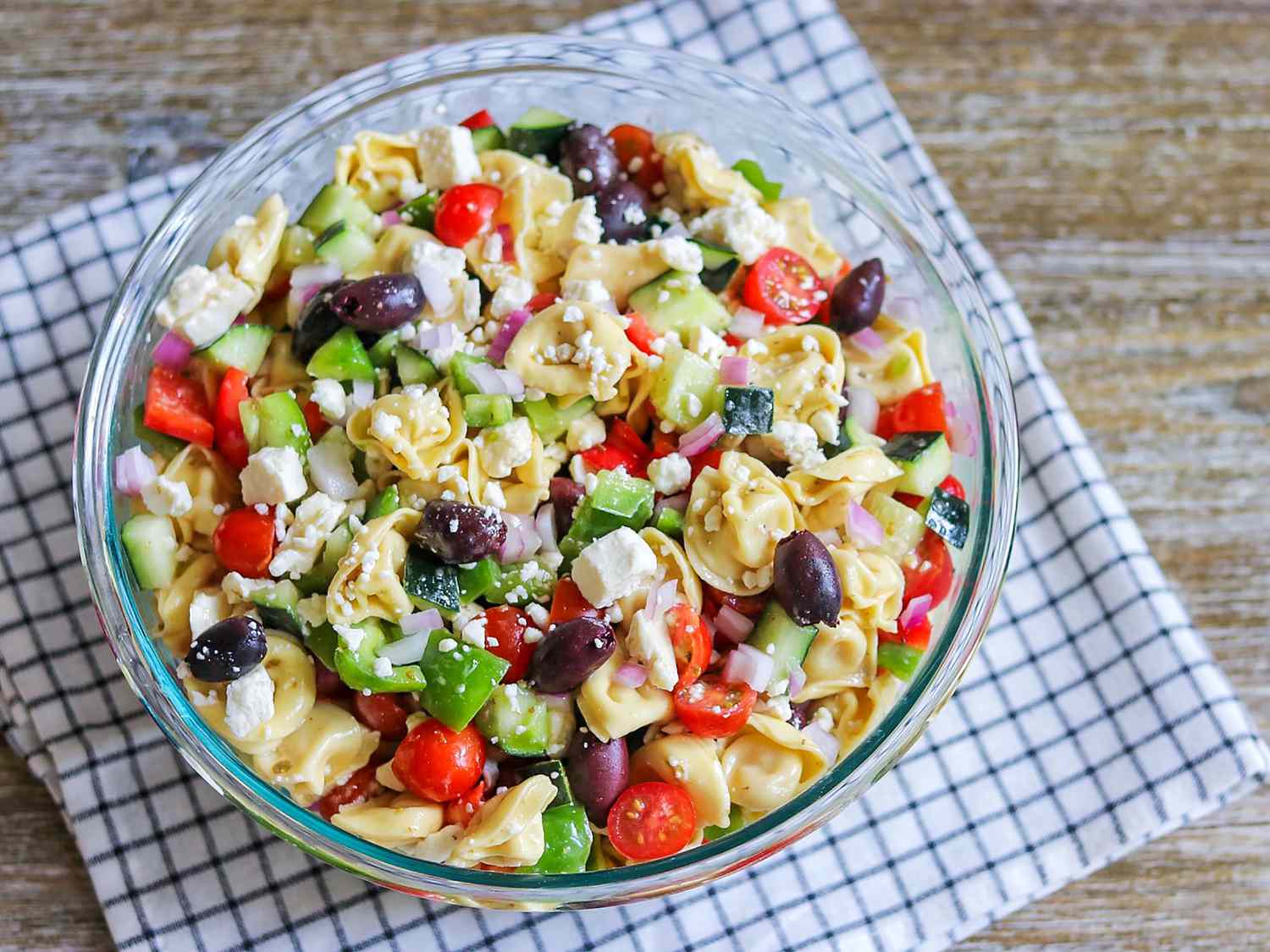 Salad tortellini Hy Lạp lạnh