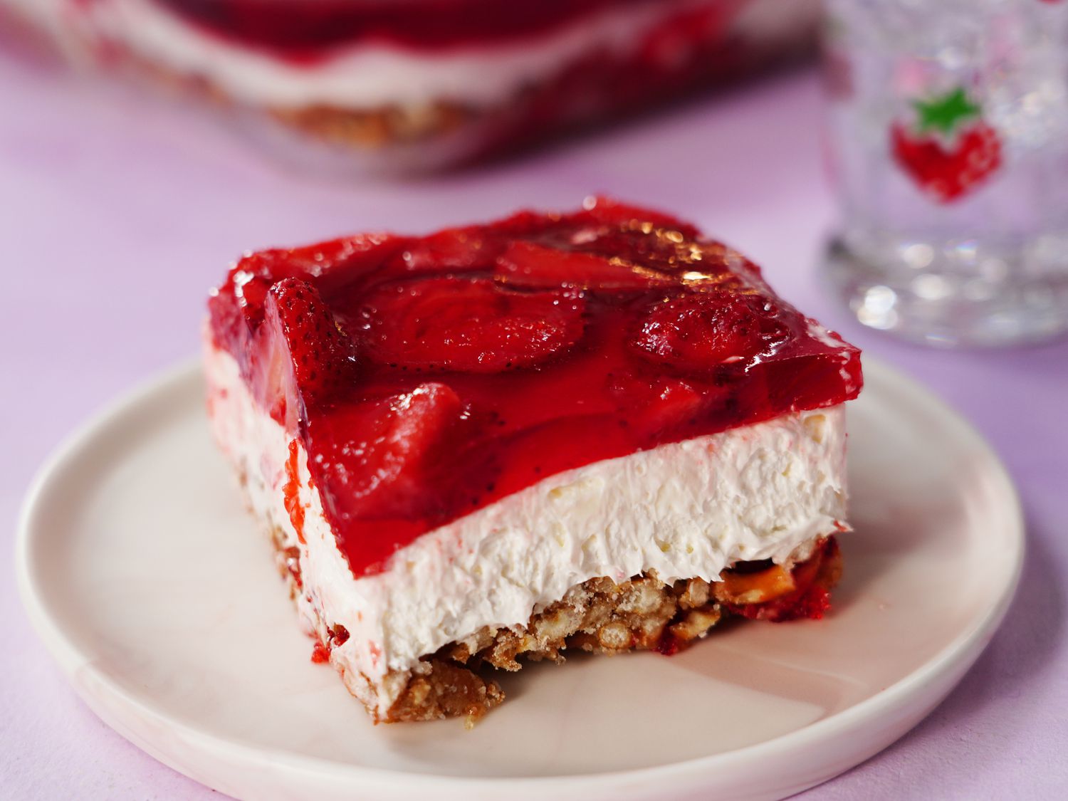 Judys Strawberry Pretzel Salad