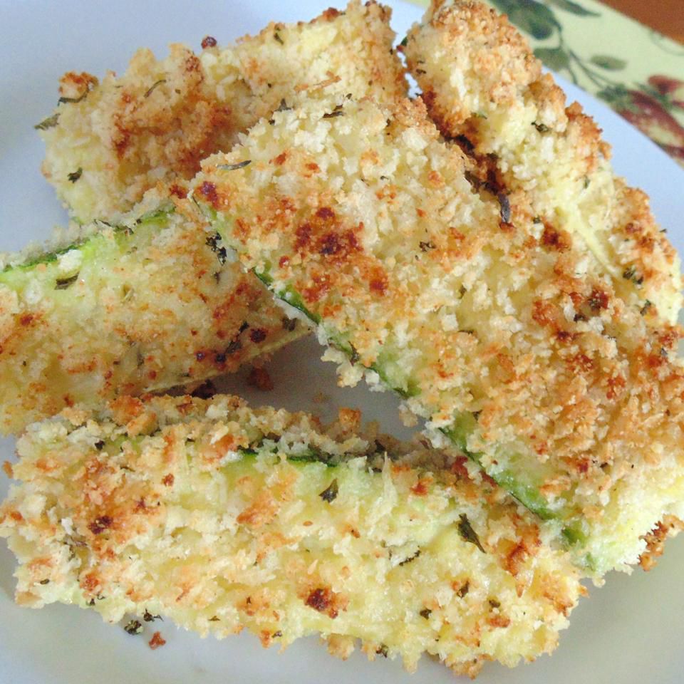 Khoai tây chiên zucchini nướng panko