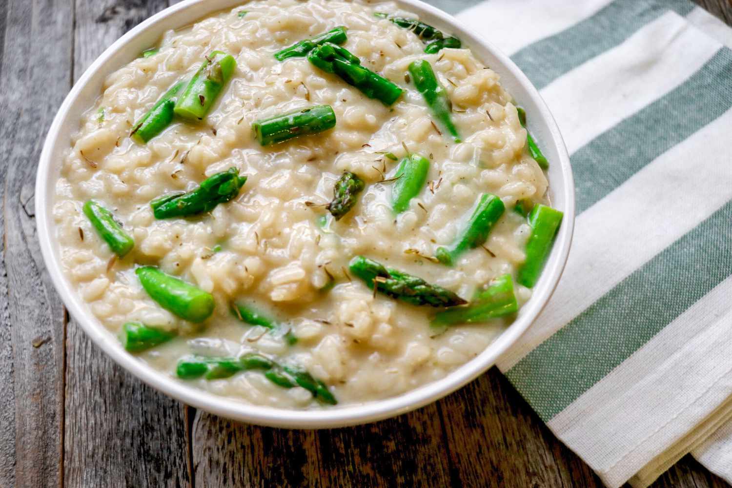 Instant Pot Asparagus risotto