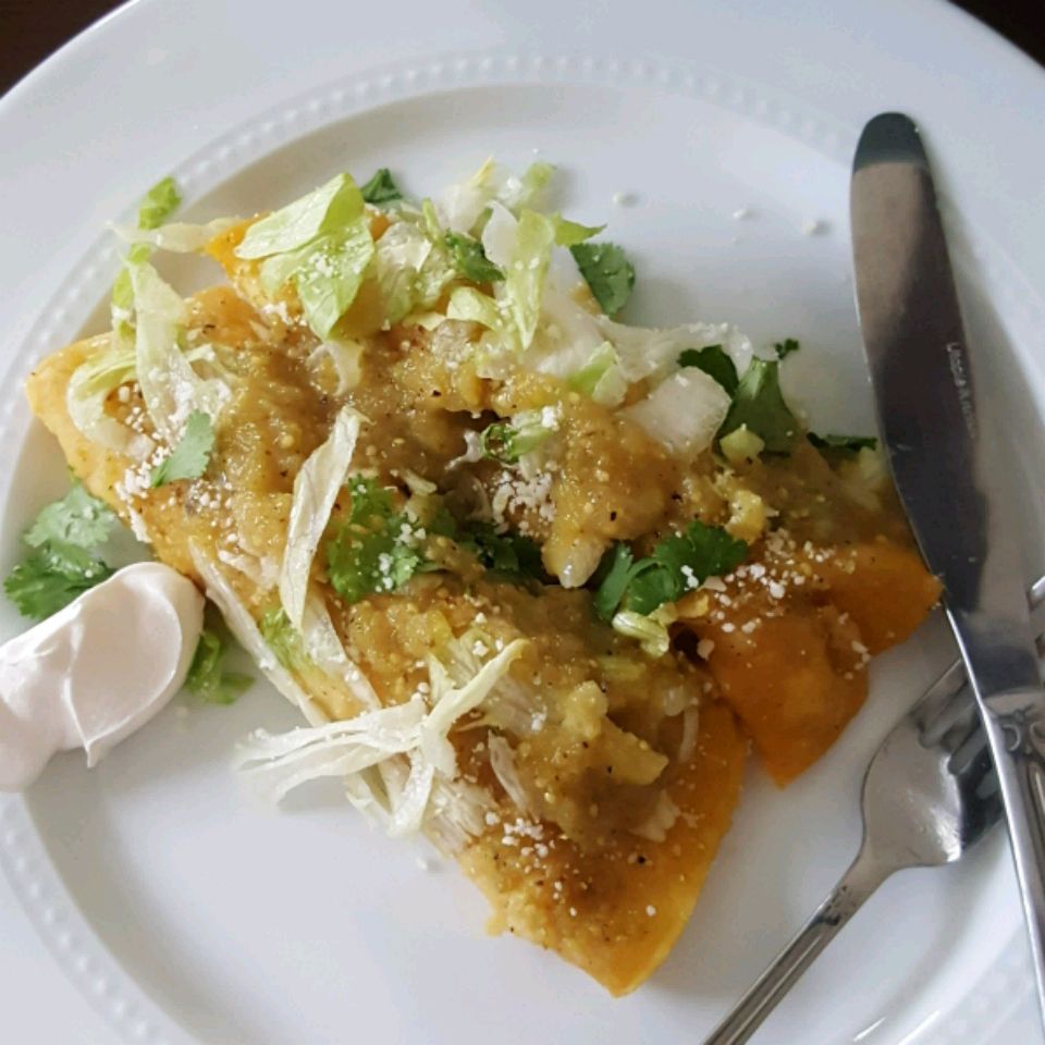 Enchiladas verdes