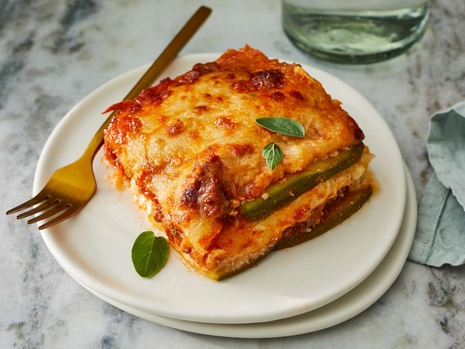 Zucchini lasagna có zucchini thấp