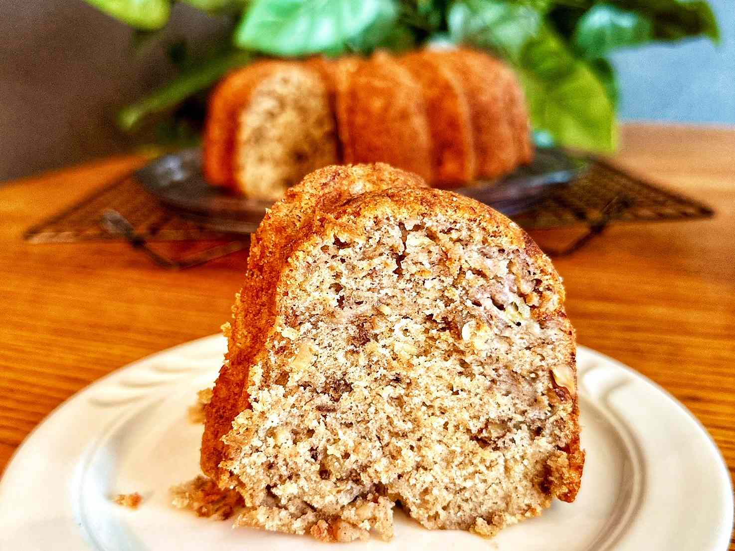 Bánh Bundt Bundt chuối chuối