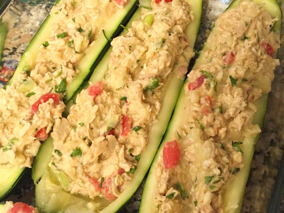 Zucchini nhét cá ngừ