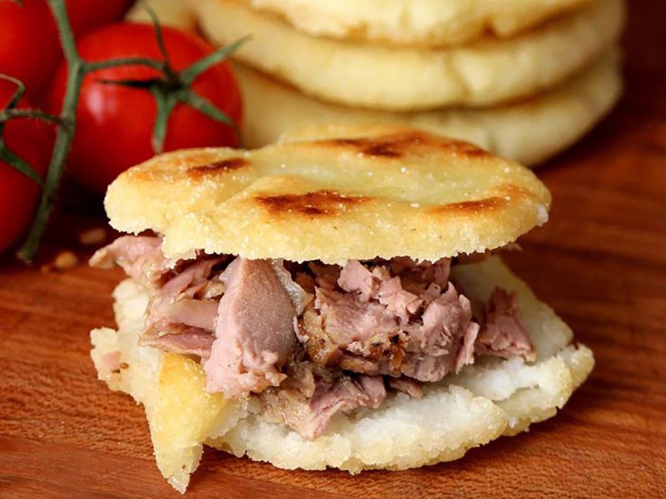 Homemade arepas