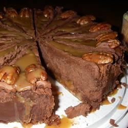 Philly Chocolate Turtles Cheesecake