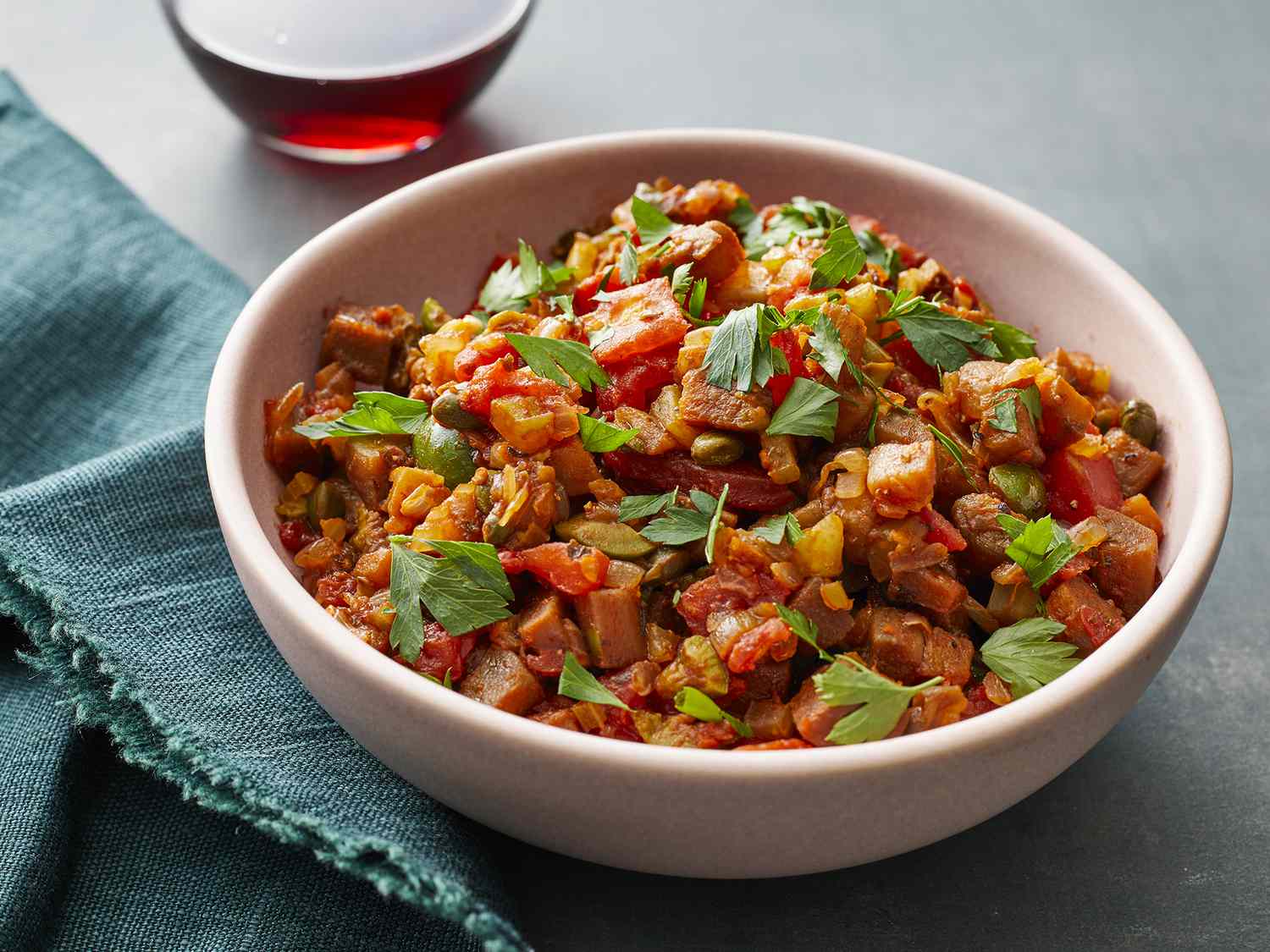 Cà tím Caponata (Phiên bản Sicilian)