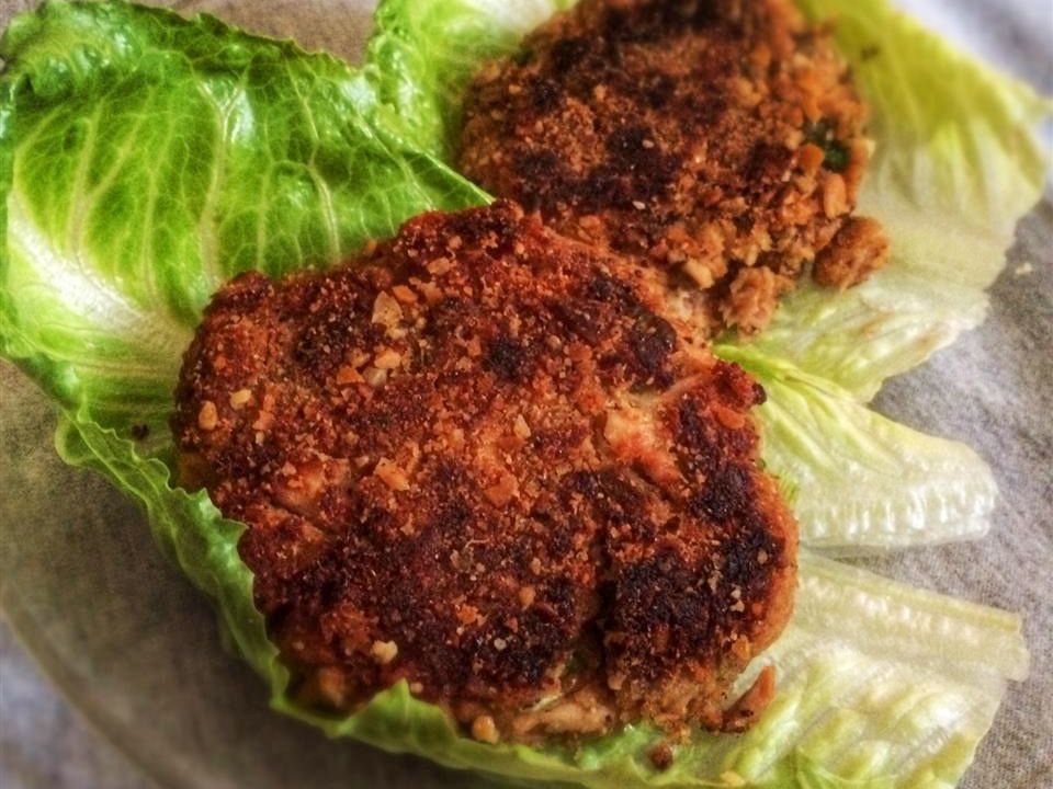 Teriyaki cá ngừ patties