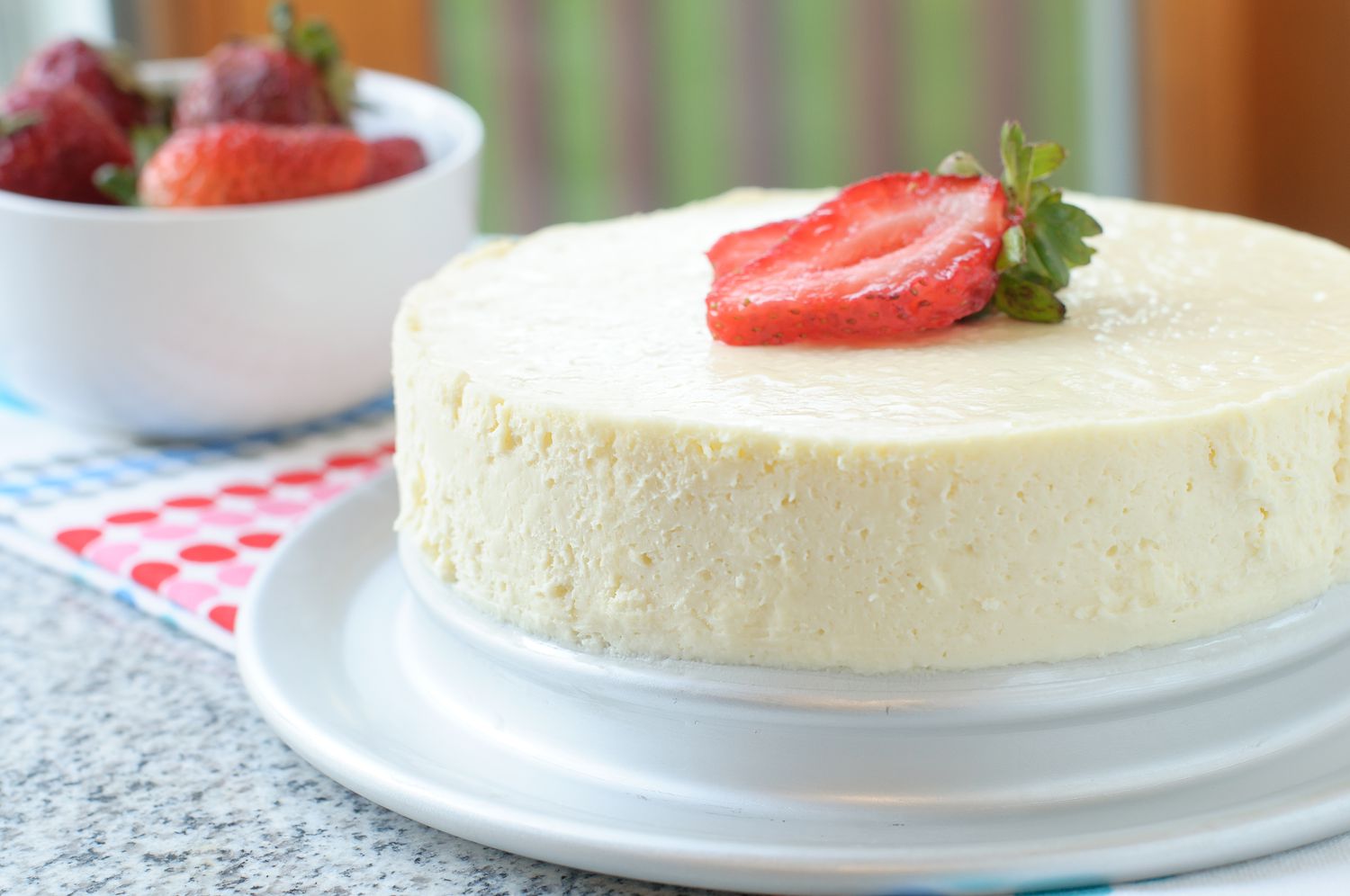 Cheesecake nồi ngay lập tức ít carb, không đường không đường