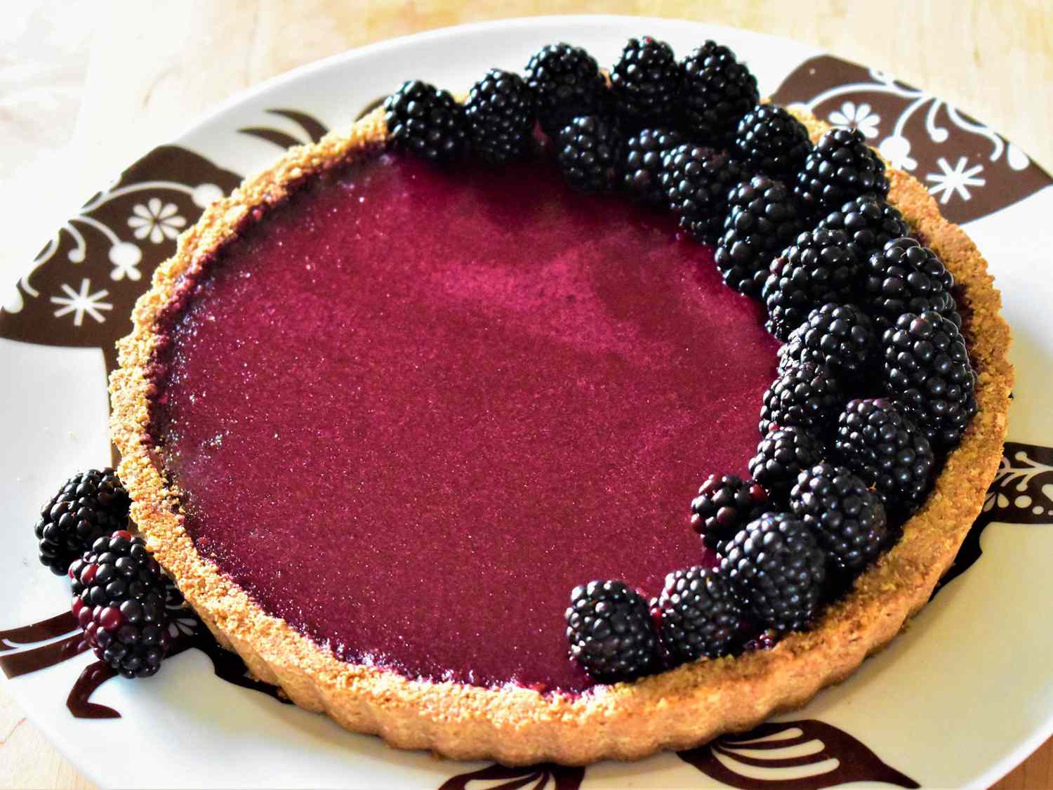 Blackberry Curd Tart