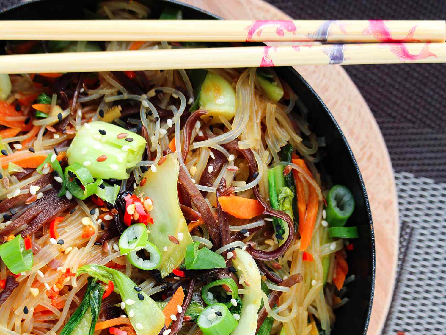 Noodles thuần chay Japchae